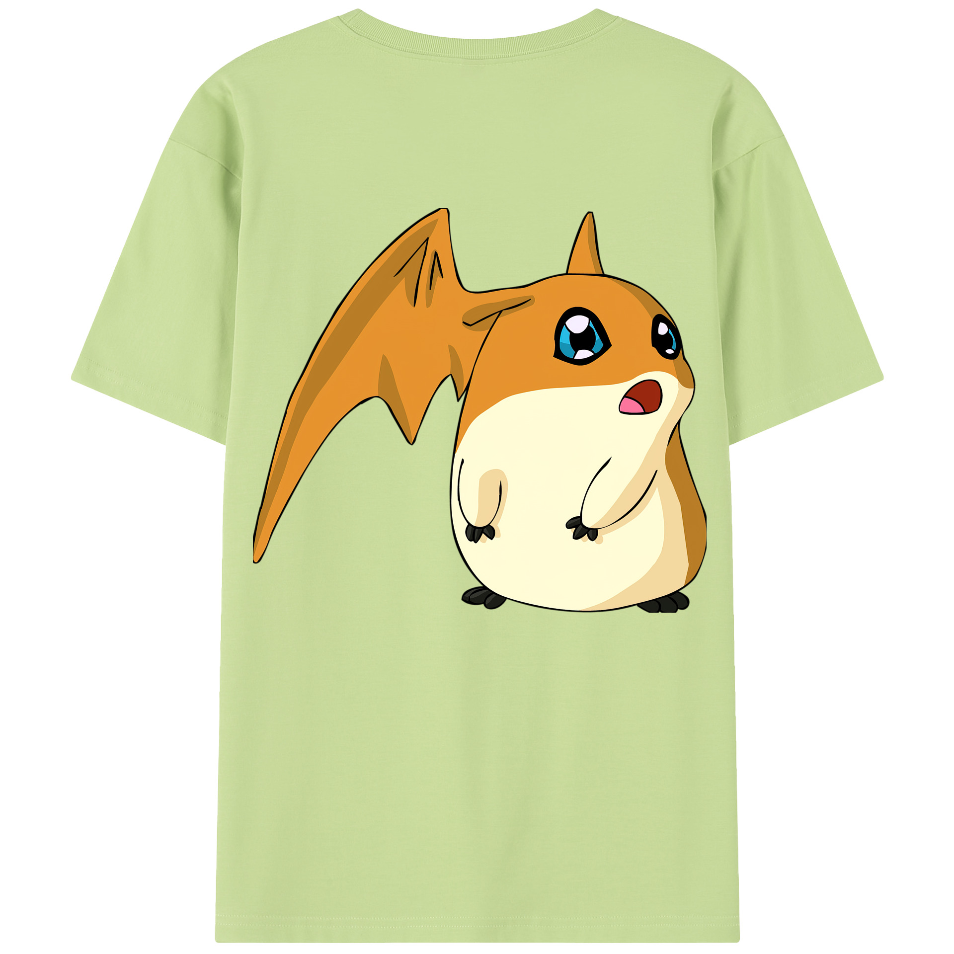 （画像用） Digimon デジタルモンスター/デジモン 綿100％半袖Tシャツ（背面プリント）